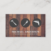 Bauwerkzeuge | Parkettböden Visitenkarte (Vorderseite)