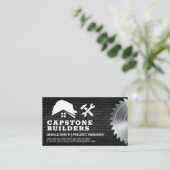 Bauwerkzeuge und -ausrüstung | Brick Visitenkarte (Stehend Vorderseite)