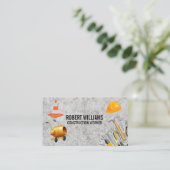 Bauwerkzeuge und -ausrüstung terminkarte (Stehend Vorderseite)