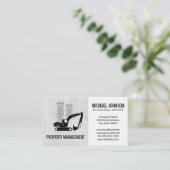 Bauwerkzeuge Visitenkarte (Stehend Vorderseite)