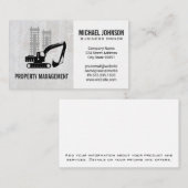 Bauwerkzeuge Visitenkarte (Vorne/Hinten)