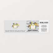 Bauwerkzeuge Visitenkarten (Außenseite Aufgefaltet)