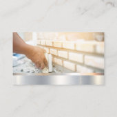 Bauwerkzeuge | Ziegelschicht Visitenkarte (Rückseite)