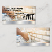 Bauwerkzeuge | Ziegelschicht Visitenkarte (Vorne/Hinten)