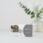 Bauwesen / Architekten Visitenkarte (Stehend Vorderseite)