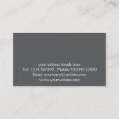 Bauwesen / Architekten Visitenkarte (Rückseite)