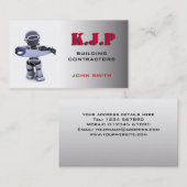 Bauwesen/Baufirma-Visitenkarte Visitenkarte (Vorne/Hinten)
