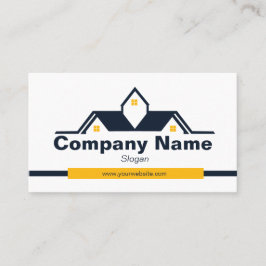 Bauwesen Real Anwesen Modernes, einfaches Minimali Visitenkarte