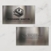 Bauwinch-Pullbeam | Metallic Visitenkarte (Vorne/Hinten)