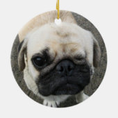 Bauwk ... Mops Hund ... Thailand Keramik Ornament (Hinten)