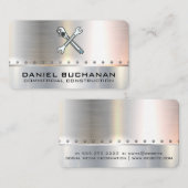 Bauwrenches | Metall | Rivets Visitenkarte (Vorne/Hinten)
