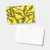 Bauzeichen Ausweis (Vorder- & Rückseite)