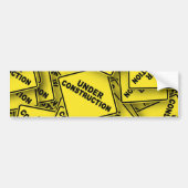 Bauzeichen Autoaufkleber (Vorne)