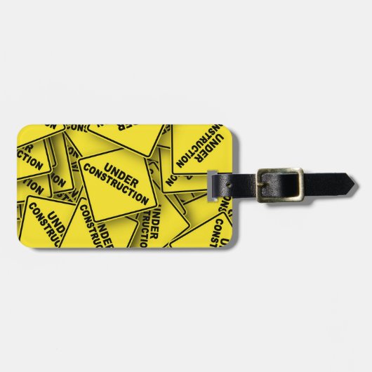 Bauzeichen Gepäckanhänger (Vorderseite horizontal)