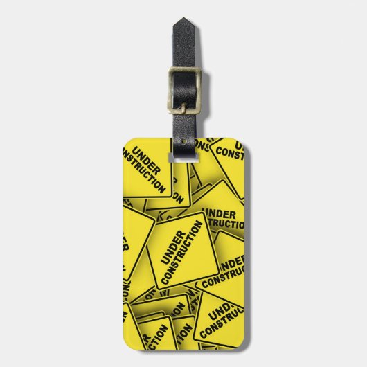 Bauzeichen Gepäckanhänger (Vorderseite vertikal)