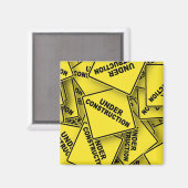 Bauzeichen Magnet (Vorderseite/Rückseite)