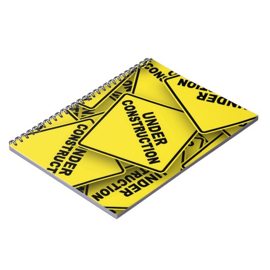 Bauzeichen Notizblock (Linke Seite)