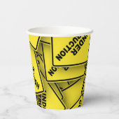 Bauzeichen Pappbecher (Rückseite)