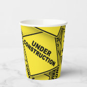 Bauzeichen Pappbecher (Links)