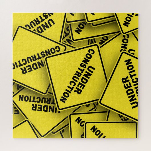 Bauzeichen Puzzle (Horizontal)