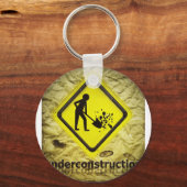 Bauzeichen Schlüsselanhänger (Vorderseite)