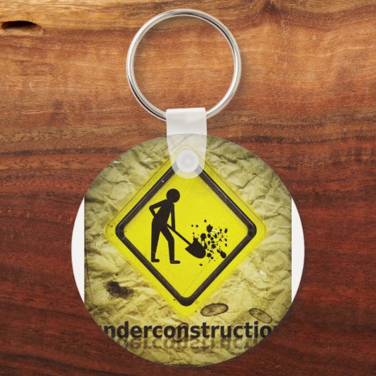 Bauzeichen Schlüsselanhänger (Vorderseite)