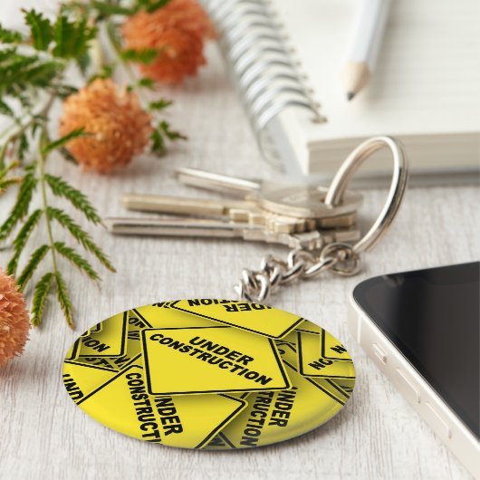 Bauzeichen Schlüsselanhänger (Seite)