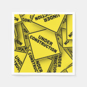 Bauzeichen Serviette (Vorderseite)