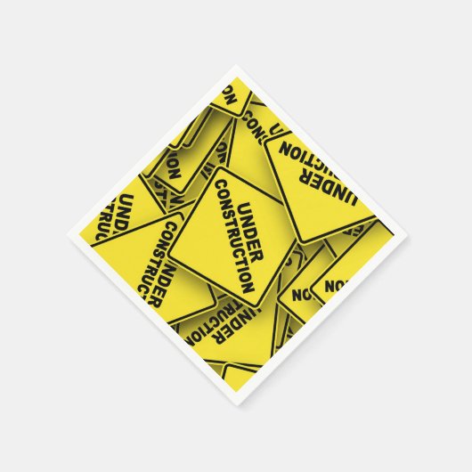 Bauzeichen Serviette (Ecke)