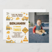 Bauzone Einladung zum Foto (Vorne/Hinten)