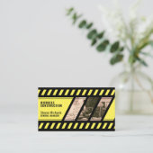 Bauzone inspiriert Visitenkarte (Stehend Vorderseite)