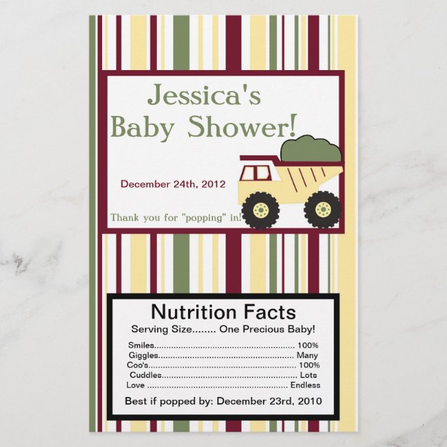 Bauzone Microwave Popcorn Wrapper (Vorderseite)