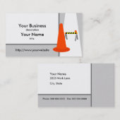 Bauzone-Visitenkarte Visitenkarte (Vorne/Hinten)