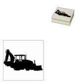 Bauzugmaschine Gummistempel (Stempel)