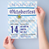 Bavaria Einladungen Flyer (Hand)