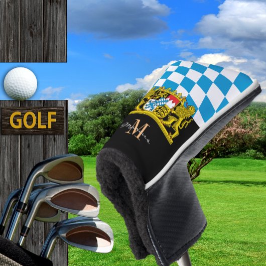 Bavaria Golf Cover, Monogramm Putter, Bayerische F Golf Headcover