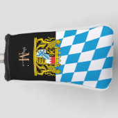 Bavaria Golf Cover, Monogramm Putter, Bayerische F Golf Headcover (Vorderseite)