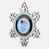 Bavarian American Stein Christmas Tree Ornament (Rechts)