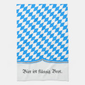 Bavarian Blue White Geschirrtuch (Vertikal)