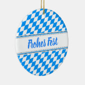 Bavarian Blue White Keramik Ornament (Rechts)