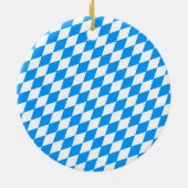Bavarian Blue White Keramik Ornament (Hinten)