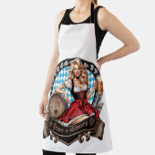 Bavarian Festivals blondes Dirndl mit Prost Cheers Schürze (InSitu)
