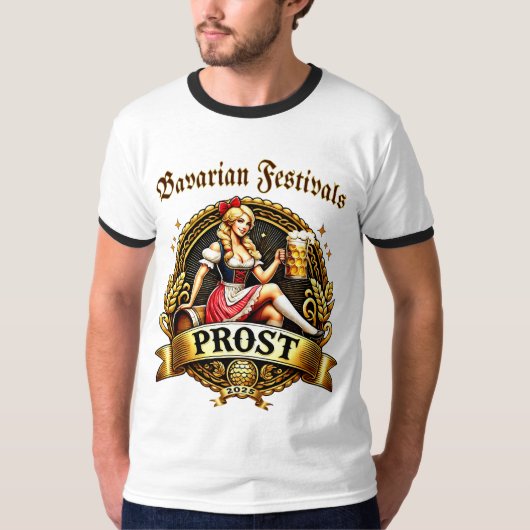 Bavarian Festivals -  Dirndl 2025 T-Shirt (Vorderseite)
