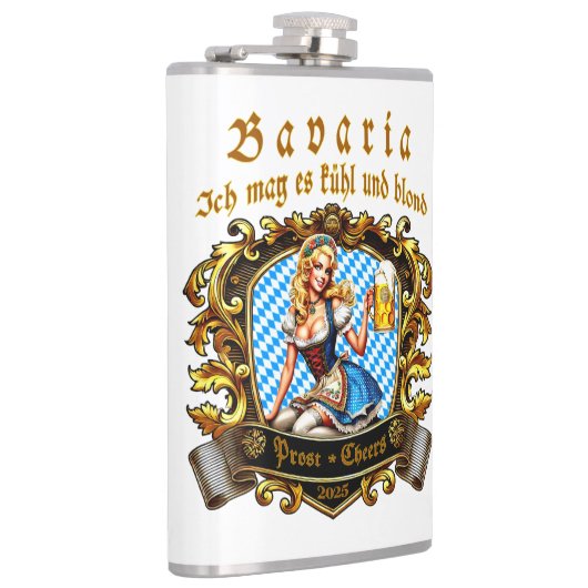 Bavarian Festivals - Prost -  Kirchweih 2025 Flachmann (Rechts)