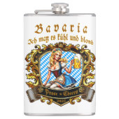 Bavarian Festivals - Prost -  Kirchweih 2025 Flachmann (Vorderseite)