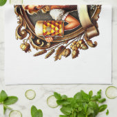 Bavarian Festivals - Prost -  Kirchweih 2025 Geschirrtuch (Gefaltet)