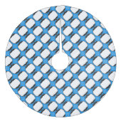 Bavarian Fleece Weihnachtsbaumdecke (Vorderseite)