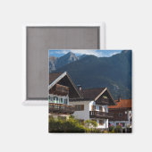 Bavarian Graffito Gebäude Magnet (Vorderseite/Rückseite)