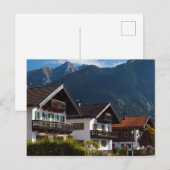 Bavarian Graffito Gebäude Postkarte (Vorne/Hinten)