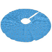 Bavarian Leinenimitat Weihnachtsbaumdecke (Schrägansicht)